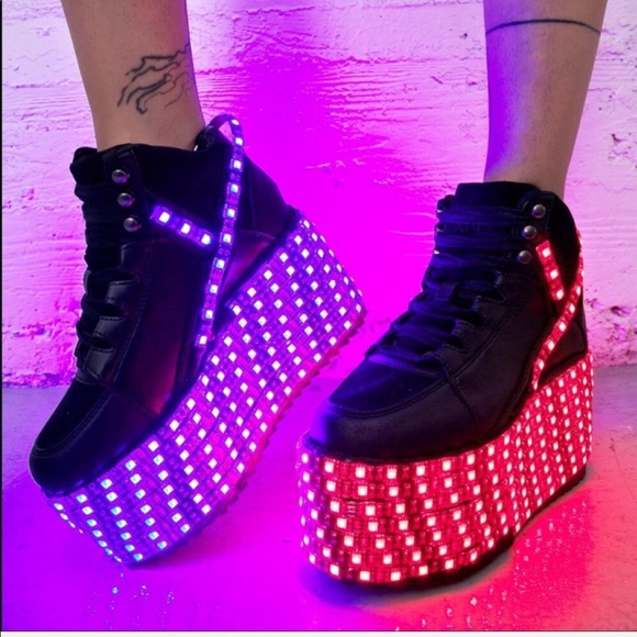 light up platform shoes